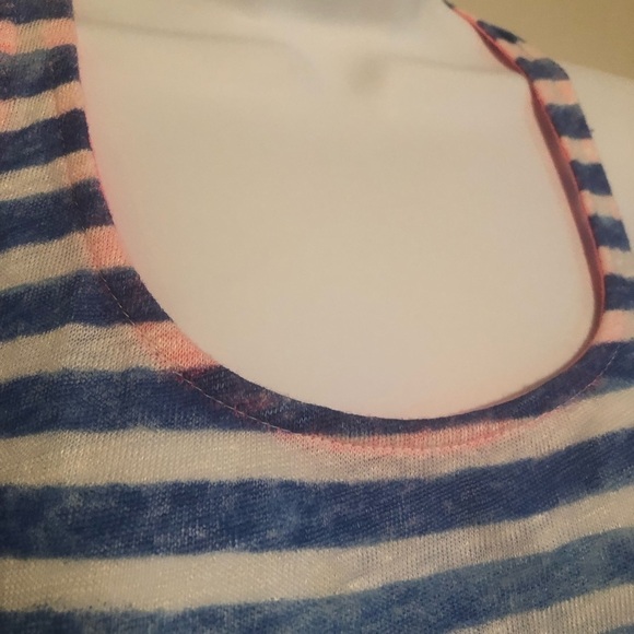 Zara - Linen Striped Tank Top - Picture 2 of 4
